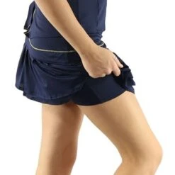 Lucky In Love Santa Fe Glow Long Pleated Tier Skirt -Sports Tennis Shop CB125 401 11