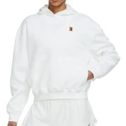 Nike Court Womens Fleece Hoodie 5 Nike Court Womens Fleece Hoodie -Sports Tennis Shop DC3580 100