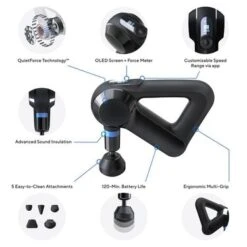 Therabody Theragun Elite Percussive Massage Gun -Sports Tennis Shop G4 ELITE BLK 6