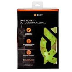 Onix Fuse G2 Outdoor Pickleball 6 Pack -Sports Tennis Shop KZ41006N G2