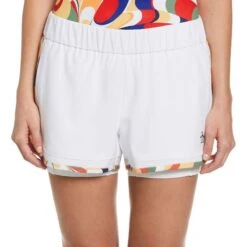 Penguin Abstract Printed Binding Short -Sports Tennis Shop O1BSD003 118