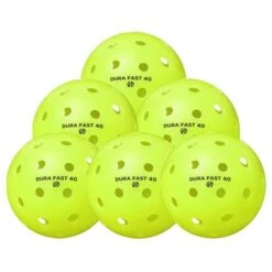 Dura Fast 40 Outdoor Pickleballs - 6 Pack